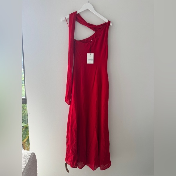 REFORMATION NWT Rosalynn Red Dress 4 - Picture 9 of 12